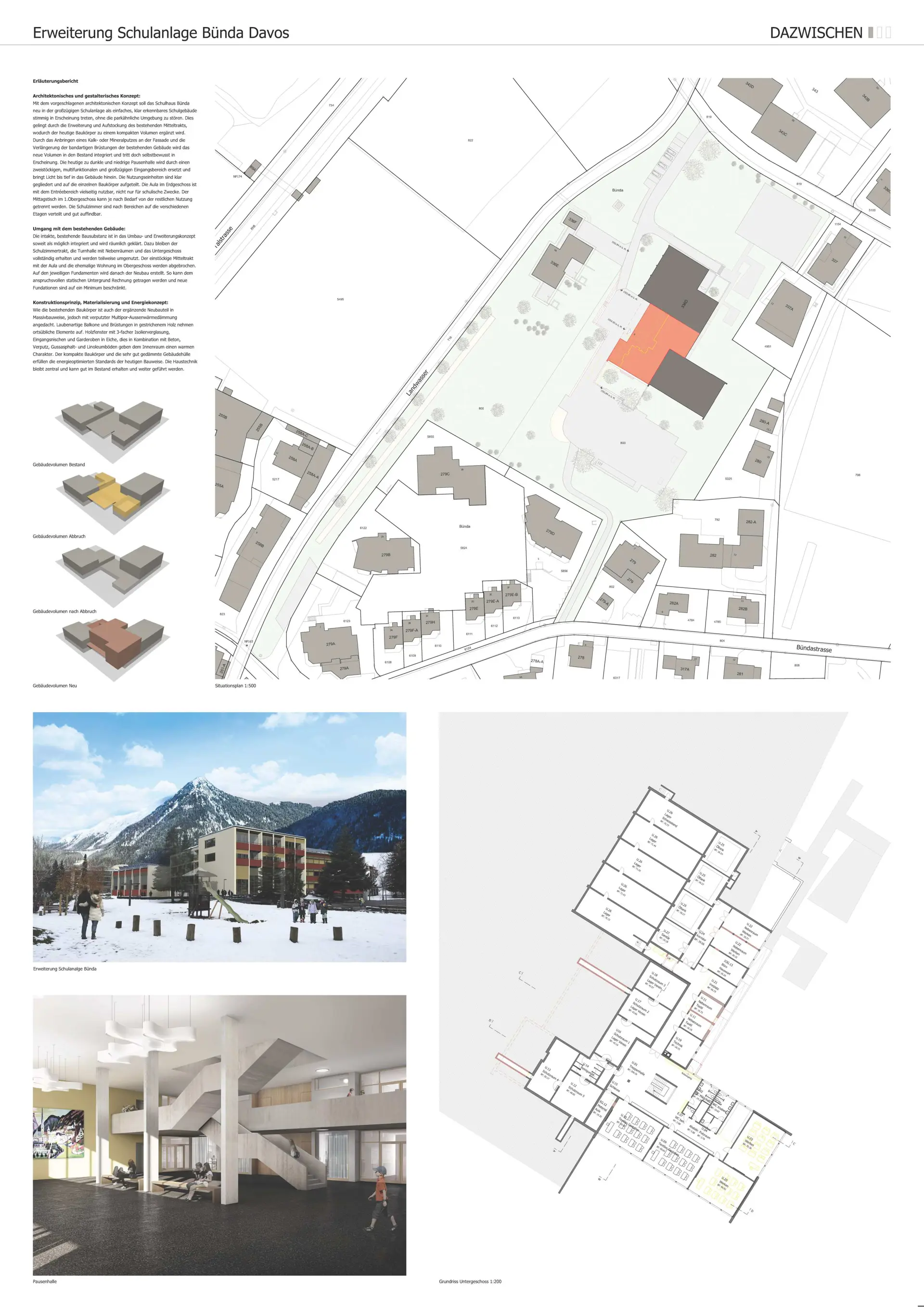 03_Erweiterung Schulanlage Bünda Davos_Wettbewerb